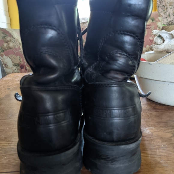 Harley Davidson Faded Glory Steel Toed Moto Boots - Picture 6 of 10